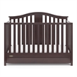 Stork Craft USA Graco Solano Wood 4-in-1 Convertible Crib with Drawer - Gray