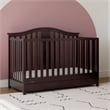 Stork Craft USA Graco Solano Wood 4-in-1 Convertible Crib with Drawer - Gray