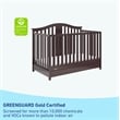 Stork Craft USA Graco Solano Wood 4-in-1 Convertible Crib with Drawer - Gray