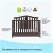 Stork Craft USA Graco Solano Wood 4-in-1 Convertible Crib with Drawer - Gray