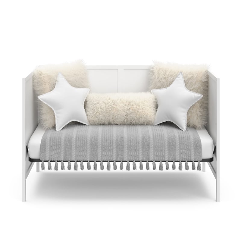 Stork Craft USA Graco Theo Wood 3-in-1 Convertible Crib in White