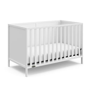 Stork Craft USA Graco Theo Wood 3-in-1 Convertible Crib in White