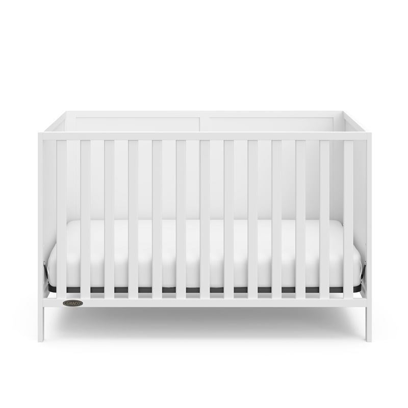 Stork Craft USA Graco Theo Wood 3-in-1 Convertible Crib in White