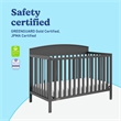 Stork Craft USA Graco Benton Wood 4-in-1 Convertible Crib in Gray