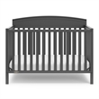 Stork Craft USA Graco Benton Wood 4-in-1 Convertible Crib in Gray