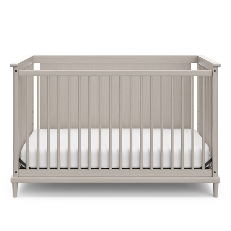 Stork Craft USA Motherly Timeless Wood 5-in-1 Crib and Playhouse in Beige