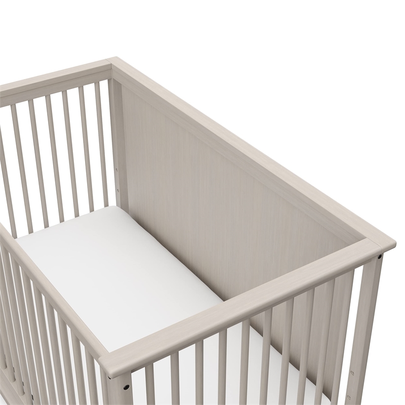 Stork Craft USA Motherly Timeless Wood 5-in-1 Crib and Playhouse in Beige