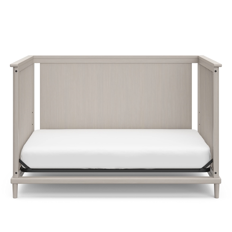 Stork Craft USA Motherly Timeless Wood 5-in-1 Crib and Playhouse in Beige