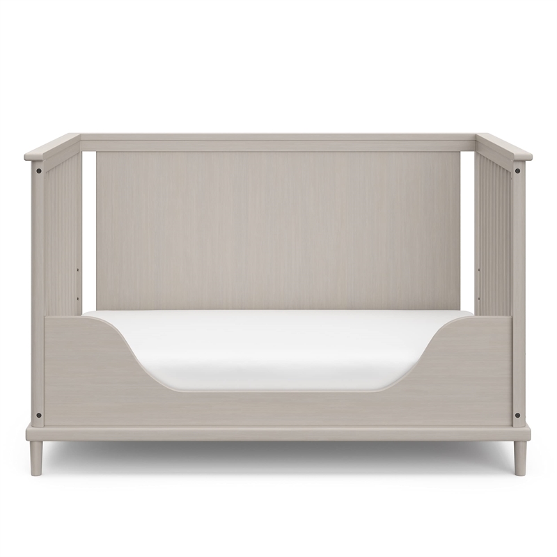 Stork Craft USA Motherly Timeless Wood 5-in-1 Crib and Playhouse in Beige