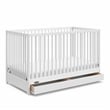 Stork Craft USA Teddi 5-in-1 Wood Convertible Crib w/ Drawer in White