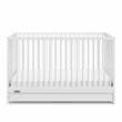Stork Craft USA Teddi 5-in-1 Wood Convertible Crib w/ Drawer in White