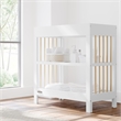 Stork Craft USA Teddi Wood Changing Table with Changing Pad in Driftwood/White