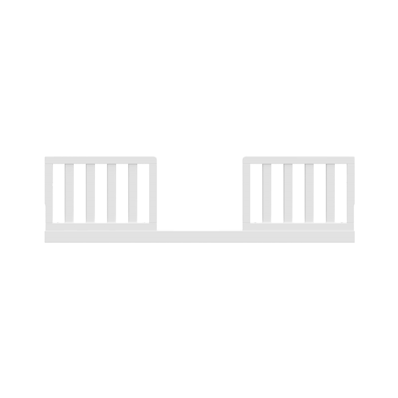 Stork Craft USA Universal Wood Toddler Safety Guardrail Kit in White