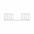 Stork Craft USA Universal Wood Toddler Safety Guardrail Kit in White