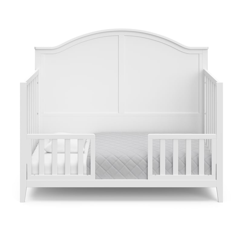 Stork Craft USA Universal Wood Toddler Safety Guardrail Kit in White