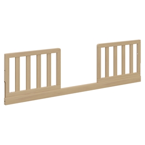 Stork Craft USA Universal Wood Toddler Safety Guardrail Kit in Driftwood