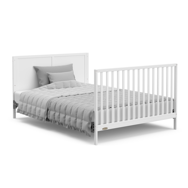 Stork Craft USA Melrose 5-in-1 Wood Convertible Crib with Drawer in White