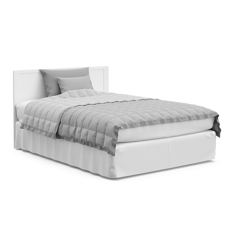 Stork Craft USA Melrose 5-in-1 Wood Convertible Crib with Drawer in White