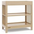 Stork Craft USA Teddi Wood Changing Table with Changing Pad in Driftwood