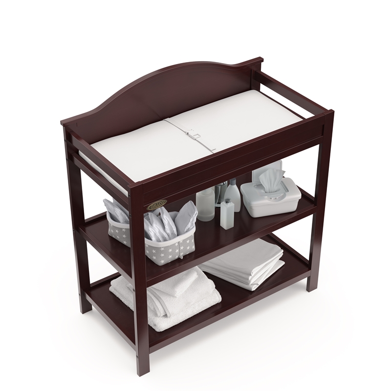 Graco changing clearance table espresso