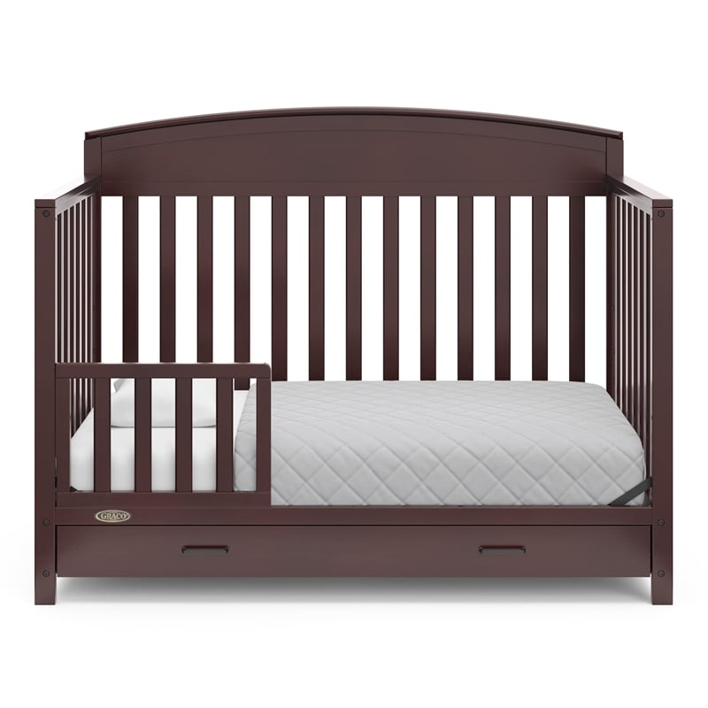 Graco Benton 5-in-1 Convertible Crib with Drawer - Espresso