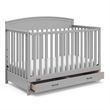 Graco Benton 5-in-1 Convertible Crib with Drawer - Pebble Gray