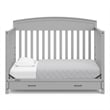Graco Benton 5-in-1 Convertible Crib with Drawer - Pebble Gray