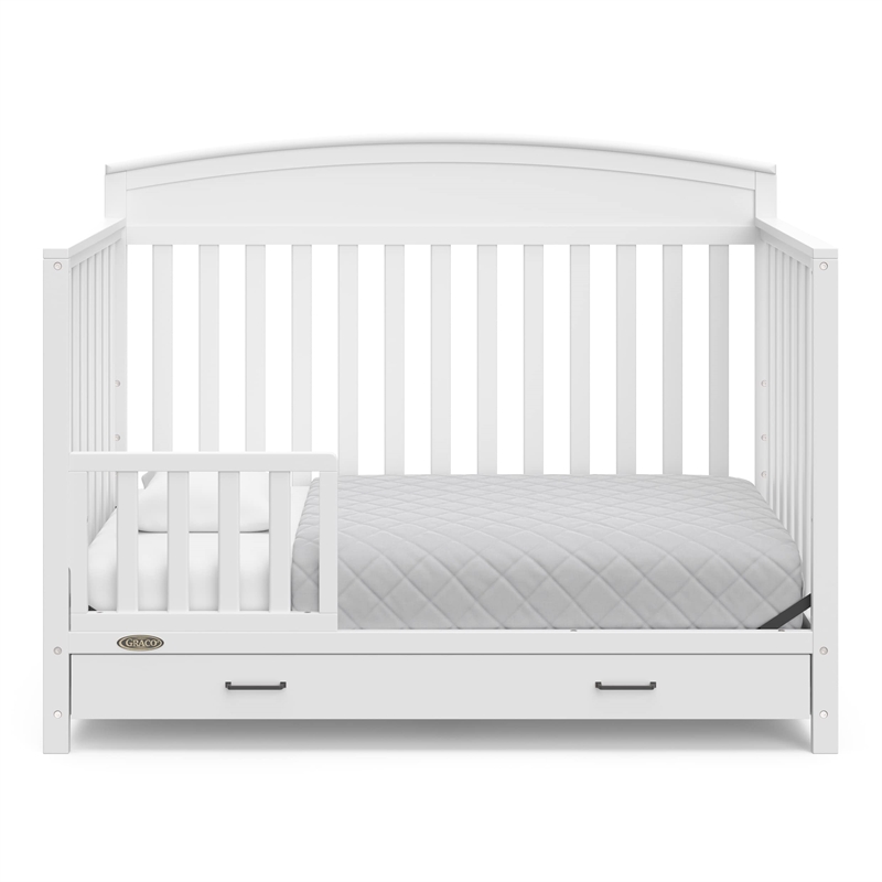 Graco Benton 5-in-1 Convertible Crib with Drawer - White