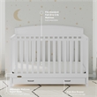 Graco Benton 5-in-1 Convertible Crib with Drawer - White