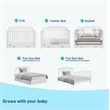 Graco Benton 5-in-1 Convertible Crib with Drawer - White