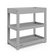 Graco Customizable Changing Table with Water-Resistant Changing Pad Pebble Gray