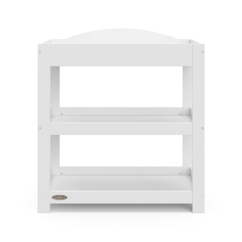 Graco Customizable Changing Table with Water-Resistant Changing Pad - White