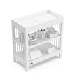 Graco Teddi Changing Table with Water-Resistant Changing Pad - White