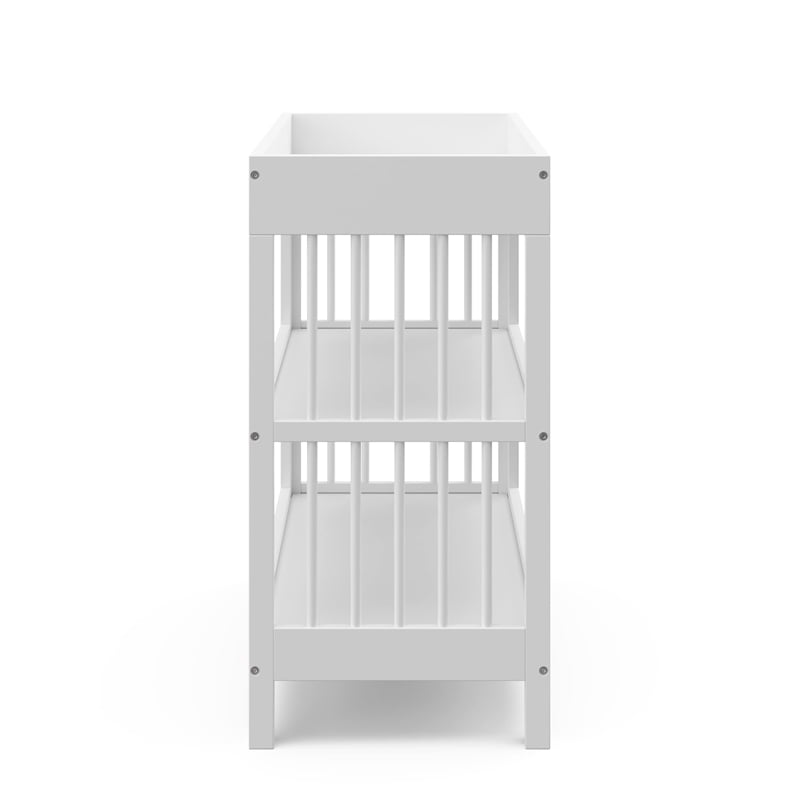 Graco Teddi Changing Table with Water-Resistant Changing Pad - White