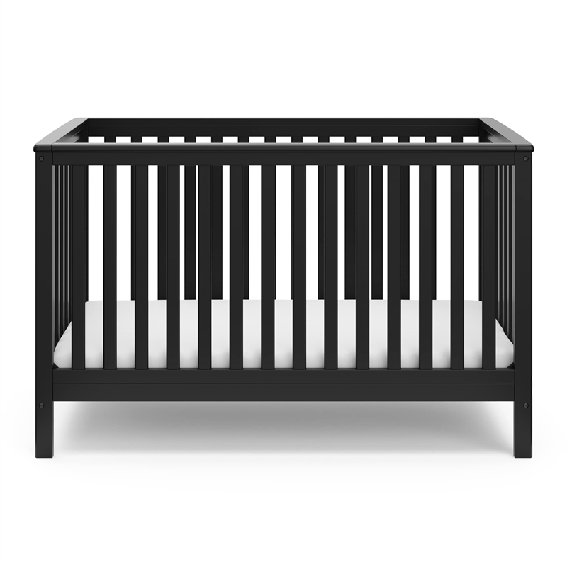 Storkcraft Hillcrest 4-in-1 Convertible Crib - Black