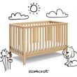 Storkcraft Hillcrest 4-in-1 Convertible Crib - Natural