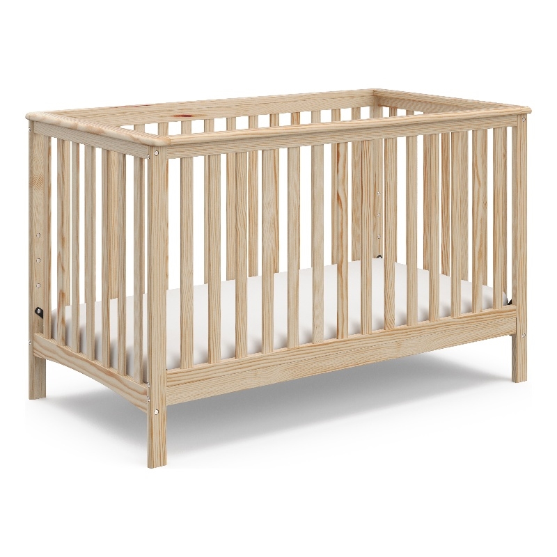 Storkcraft Hillcrest 4 in 1 Convertible Crib Natural 04520 035