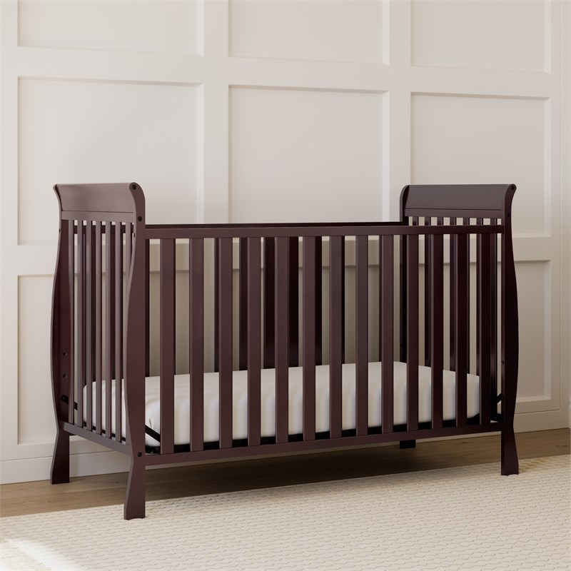 Storkcraft Maxwell 3-in-1 Convertible Crib - Espresso