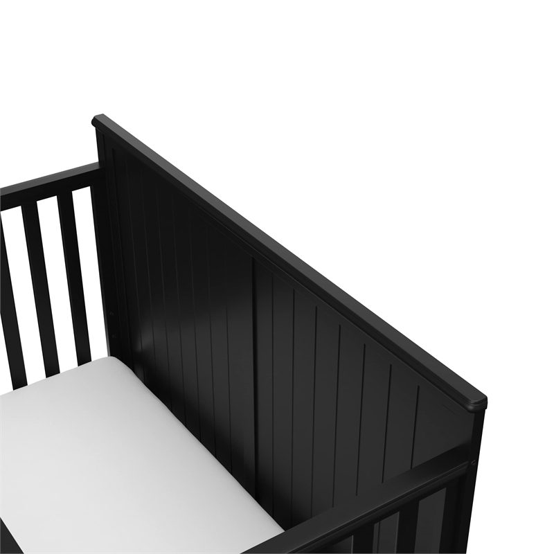 Graco Hadley 5-in-1 Convertible Crib with Drawer - Black