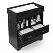 Storkcraft Brookside 2 Drawer Changing Chest - Black