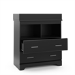 Storkcraft Brookside 2 Drawer Changing Chest - Black