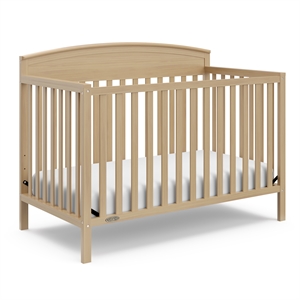 Graco Benton 5 in 1 Crib with Premium Foam Crib and Toddler Mattress - Driftwood