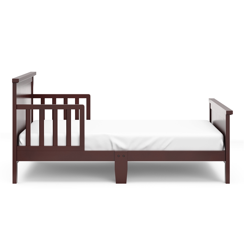 Graco Bailey Toddler Bed with Premium Foam Crib and Toddler Mattress - Espresso