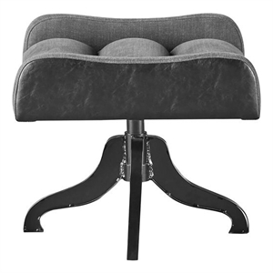 Tommy Hilfiger Helios Swivel Footstool in Gray