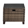 Tommy Hilfiger Oceanside Outdoor Side Table with Storage in Brown