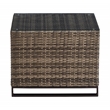 Tommy Hilfiger Oceanside Outdoor Side Table with Storage in Brown