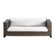 Tommy Hilfiger Oceanside Outdoor Loveseat in Gray and Brown