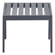 Tommy Hilfiger Monterey Outdoor Side Table in Gray Gunmetal