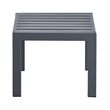Tommy Hilfiger Monterey Outdoor Side Table in Gray Gunmetal