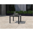Tommy Hilfiger Monterey Outdoor Side Table in Gray Gunmetal